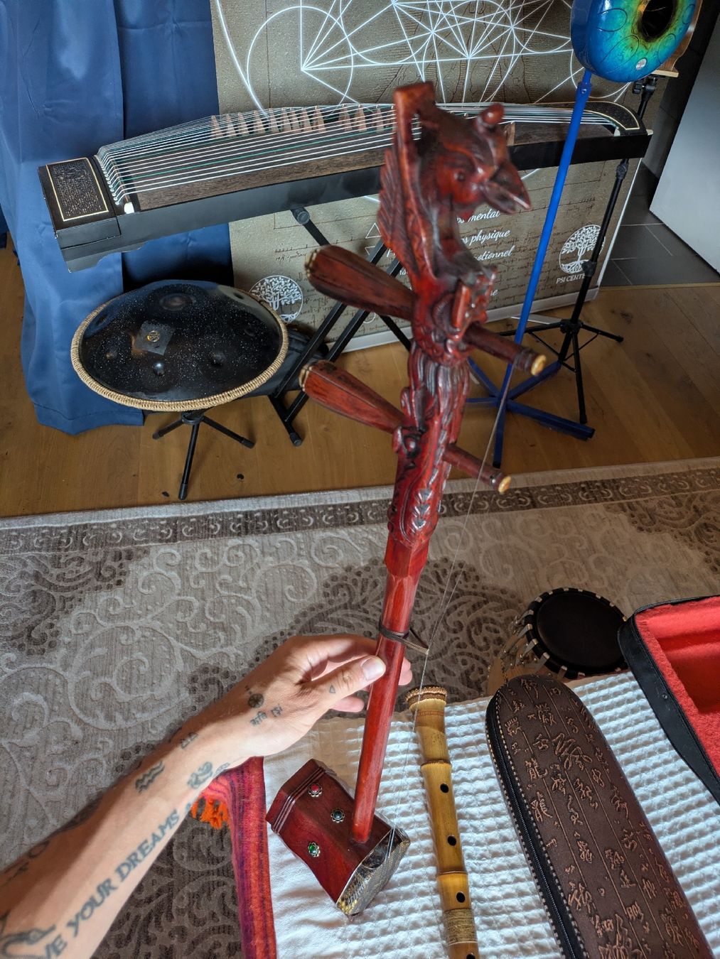 Musikinstrumente: Erhu, violon traditionnel chinois  – Neu (gemäss Beschreibung) aus Tüscherz-Alfermée von ken130893 2