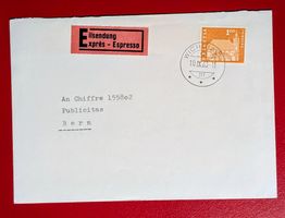 WICHTRACH EILSENDUNG EXPRES PUBLICITAS BERN 1963