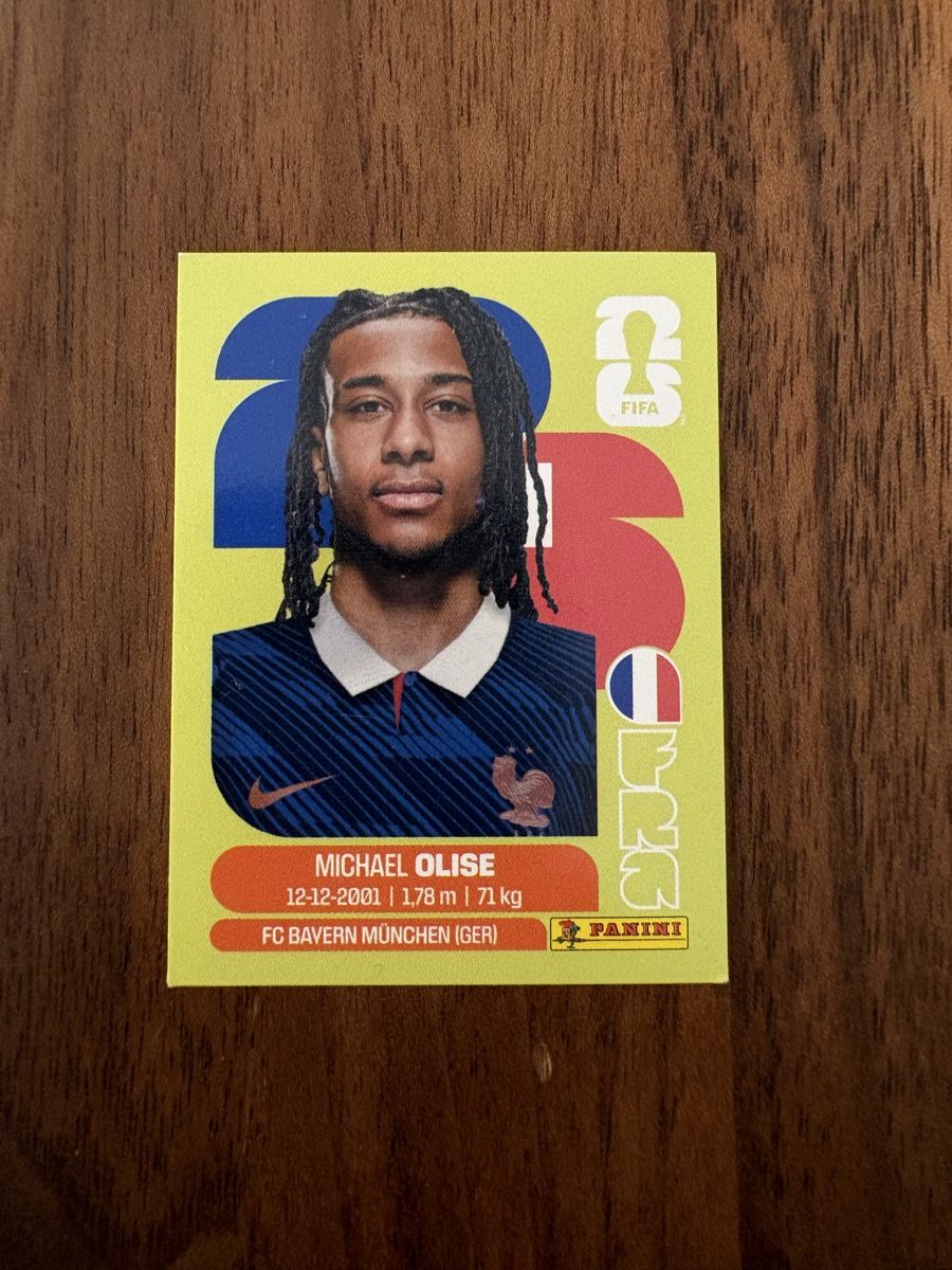 Panini Carte collezionabili: Panini WM 2026 Michael Olise Sticker – Nuovo (secondo la descrizione) da Menznau venduto da Hetfield85