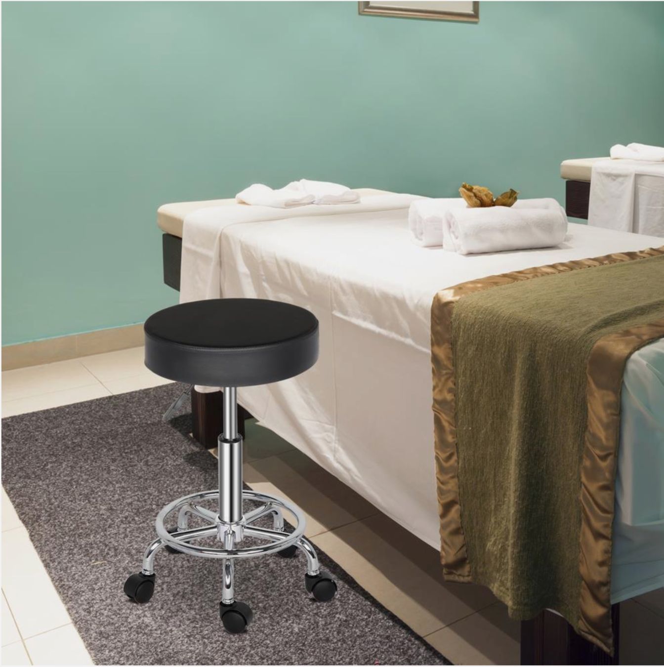 Sgabelli: Rollhocker mit Lehne Arbeitshocker Hocker Drehhocker – Nuovo e nell'imballaggio originale da Bülach venduto da StoreInShop.com 1