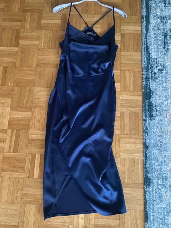 Cocktail Abendkleid Satin Gr S/M