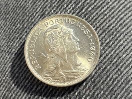 Portugal 50 Centavos 1940, Republica, Sammlermünze