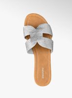 Silberne Pantolette von Graceland Gr. 36 - 260274