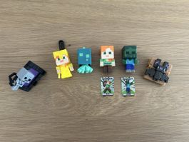 6 Minecraft Figuren von Kinder Joy