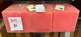 212 Posten Würfel Kerze/n 140 x 140 x 140 aus Liquidation