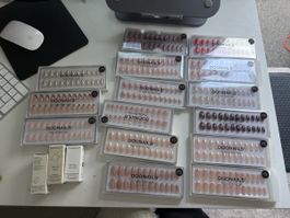 Doonails Soft Gel Press Ons Set diverse Farben neu
