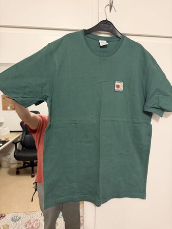 Zara Herren T-Shirt Grösse M Grün Top Zustand
