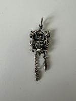 Kuckucks Uhr - Silber 800 Kettenanhänger
