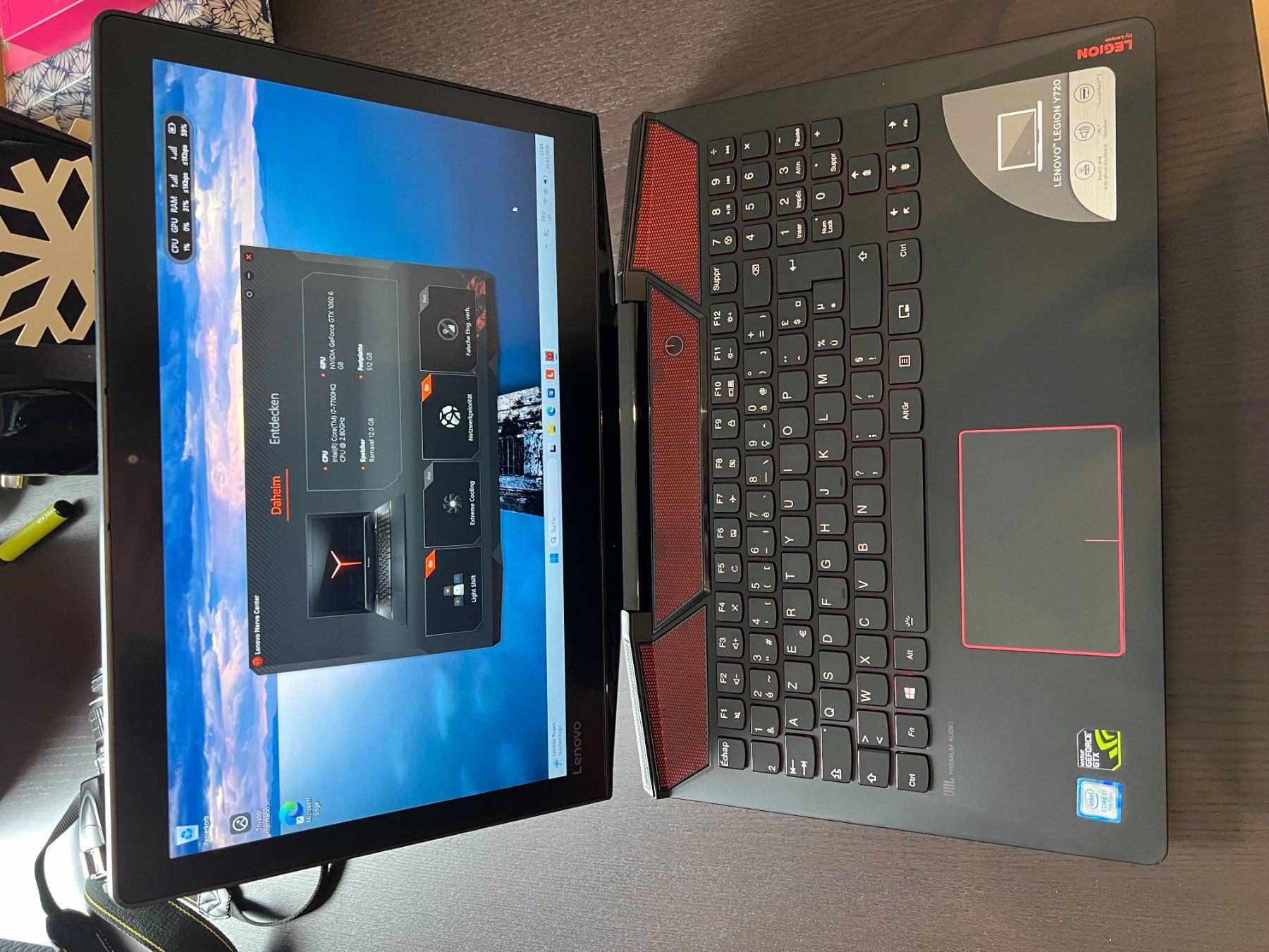 Lenovo Notebook: Lenovo Legion Y720 – Usato da Frauenfeld venduto da bar_8v6b