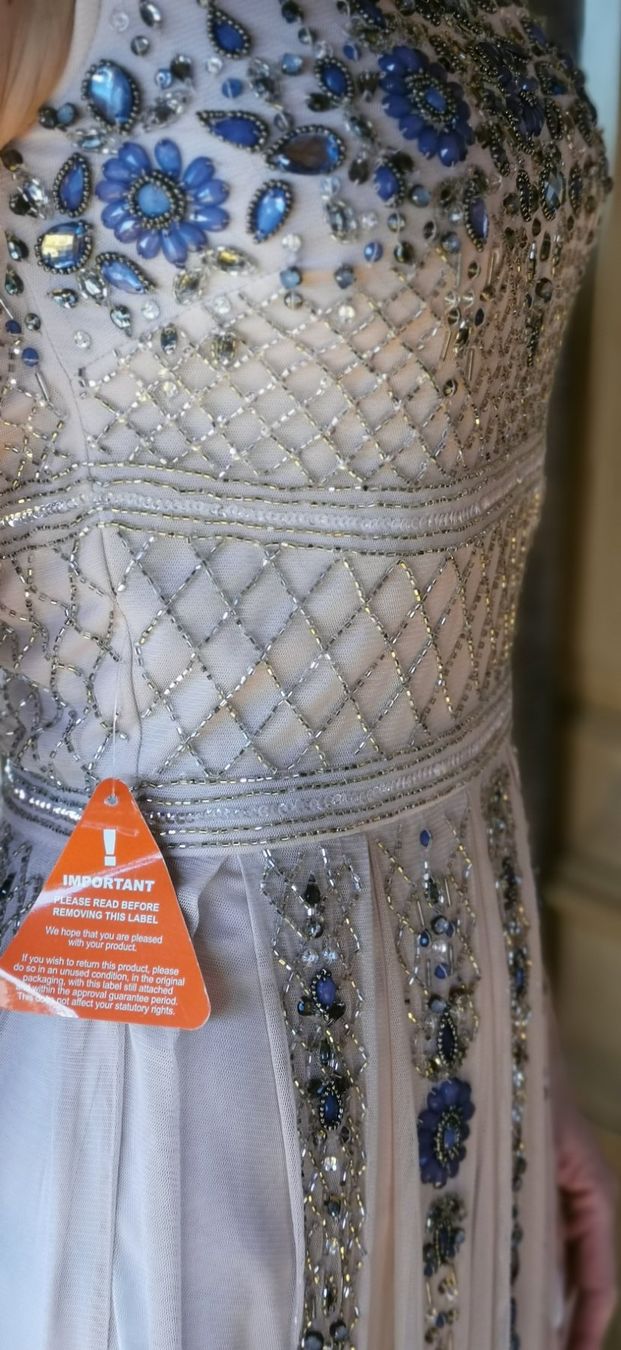 Vestiti: Abendkleid, Ballkleid mit Schmucksteinen, Grösse S 36 – Nuovo e nell'imballaggio originale da Au SG venduto da farbdesign 2