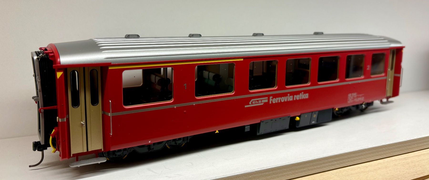 Bemo Modellini di ferrovie: Bemo EW I Personenwagen AB 1542 – Nuovo (secondo la descrizione) da Freienbach venduto da Lehcim 1