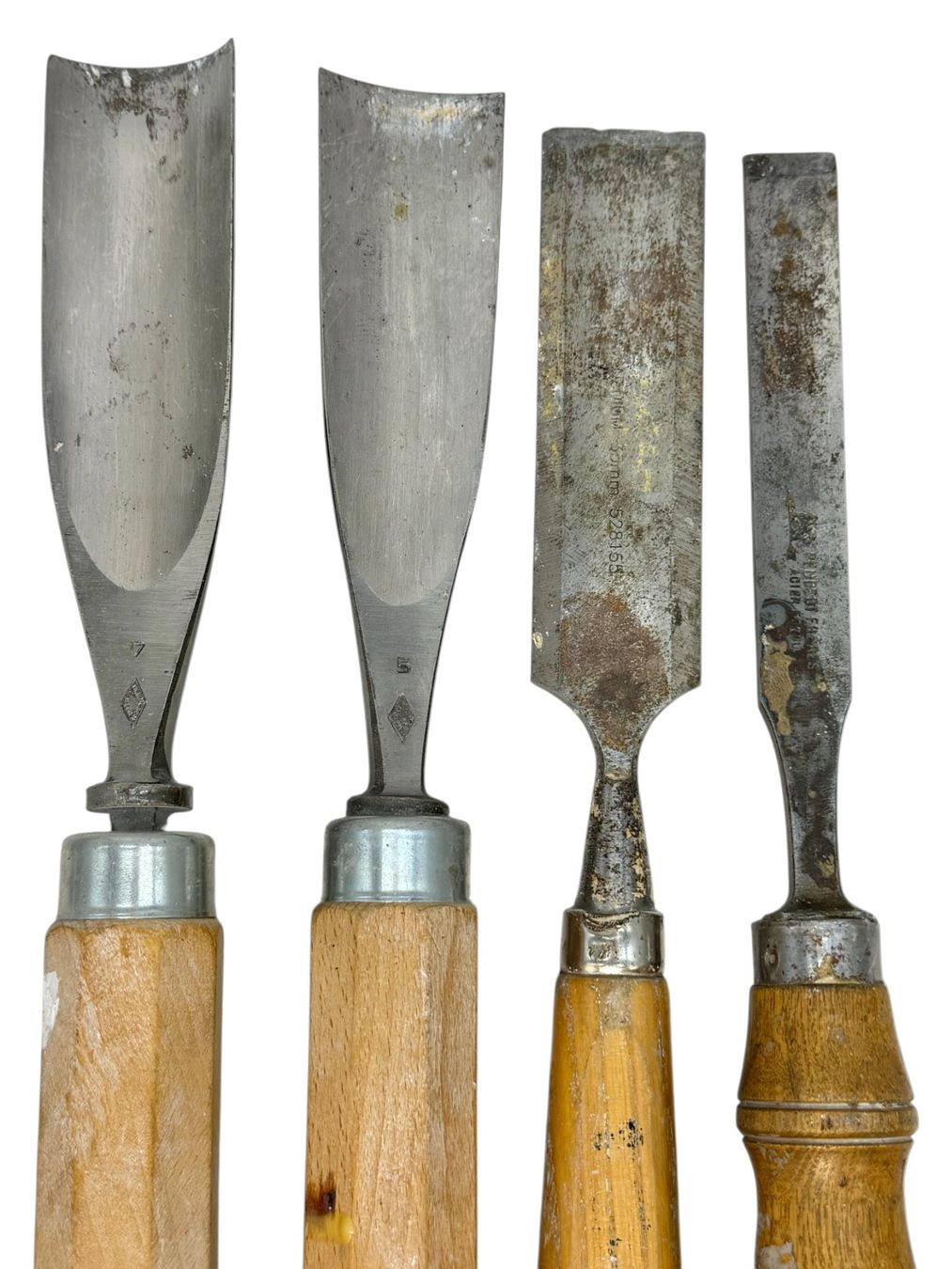 Alle Werkzeuge: Lot 4 ciseaux / gouges à bois Stubai-style + Chrom Vanadium – Gebraucht aus Cossonay-Ville von Antiquora 1