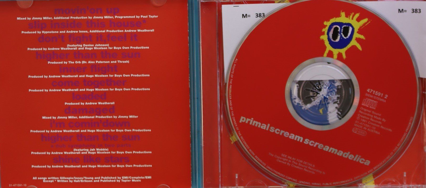 CD: Primalscream- Screamadelica – Usato da Luzern venduto da CONTENTI 1
