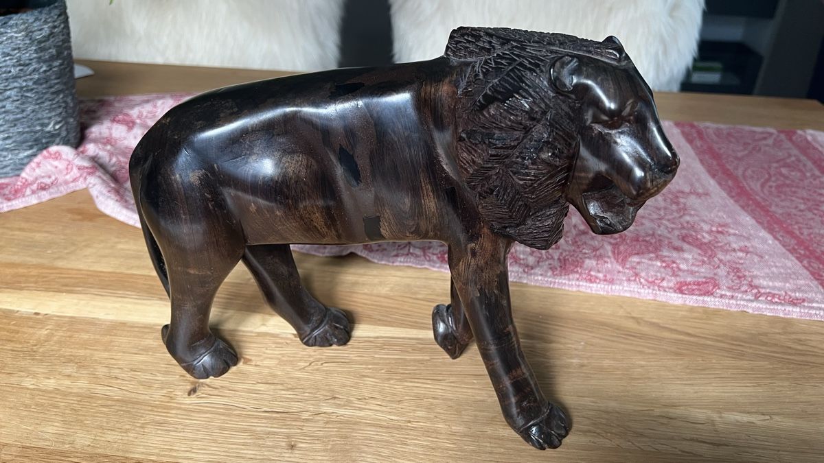 Statuette: Löwen Figur aus Afrika – Usato da Siebnen venduto da sin_x9kk 2