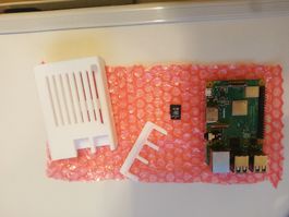 Raspberry Pi 3 Model B+, 16GB microSD, 3D-gedrucktes Gehäuse