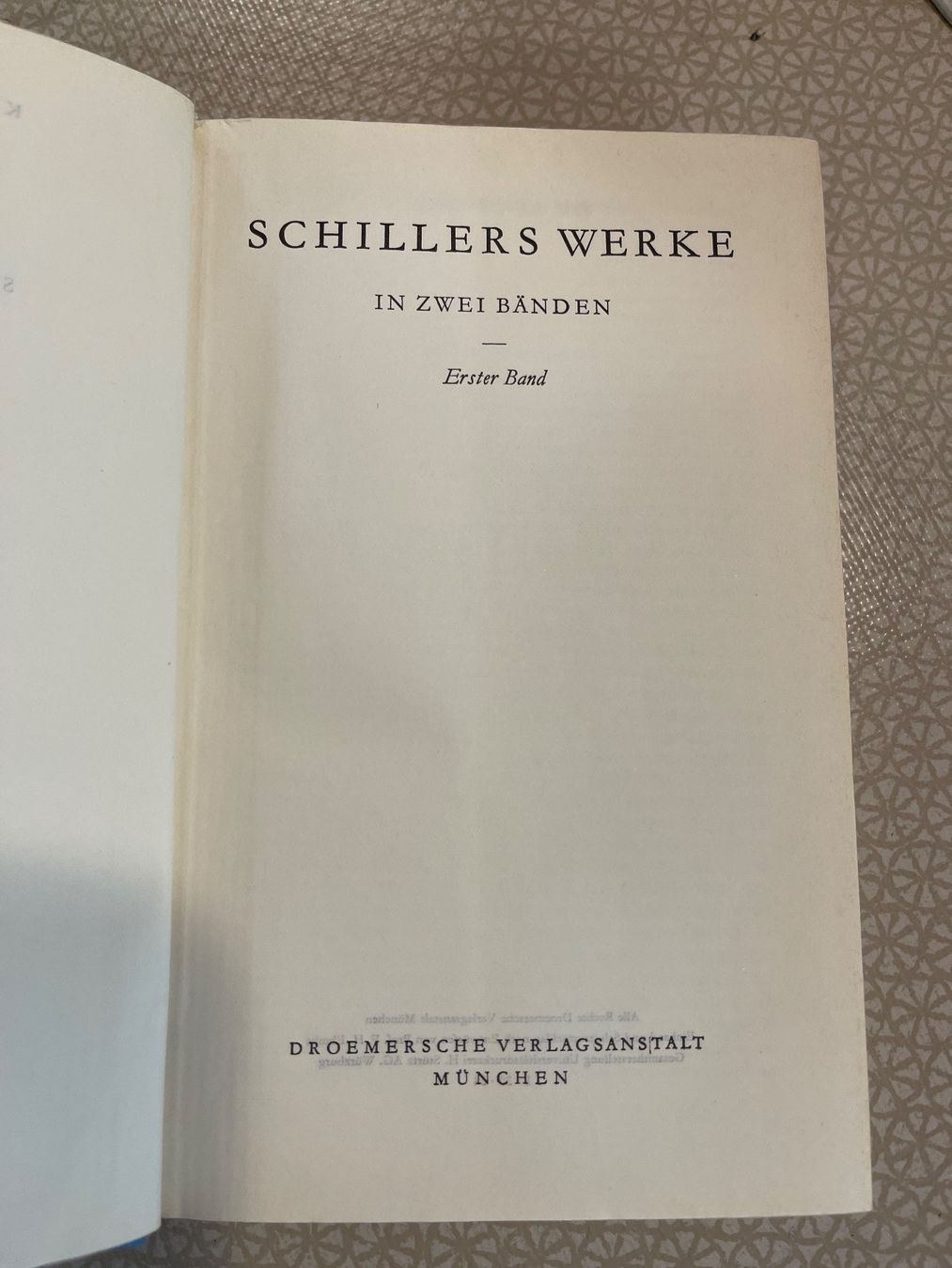 Libri: 2 Bücher - Friedrich Schiller Werke 1+2 – Usato da Urnäsch venduto da pas_5r9c 3