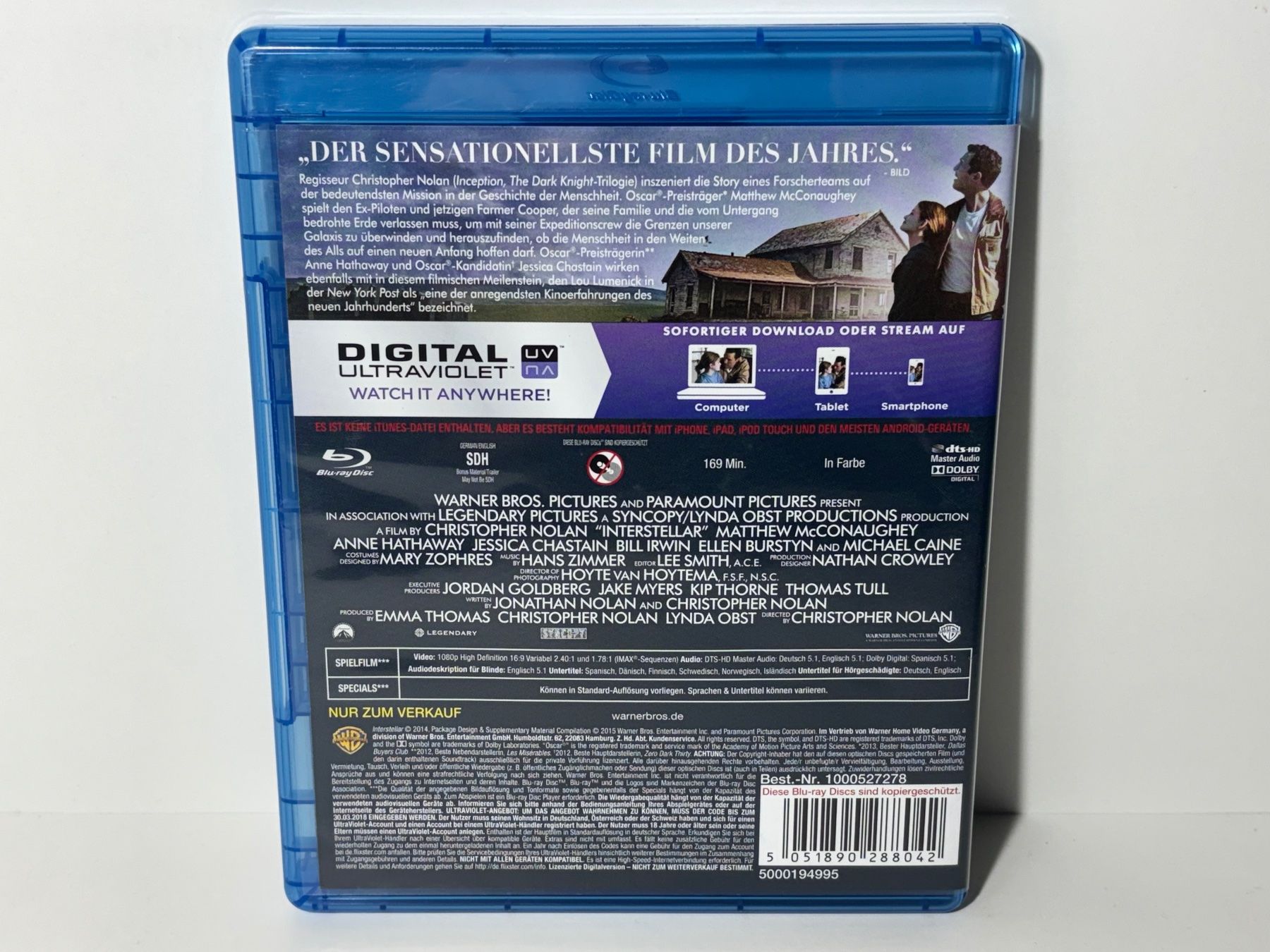 Tutti i DVDs: Interstellar Blu Ray – Usato da Wilderswil venduto da Mr.Fury 1