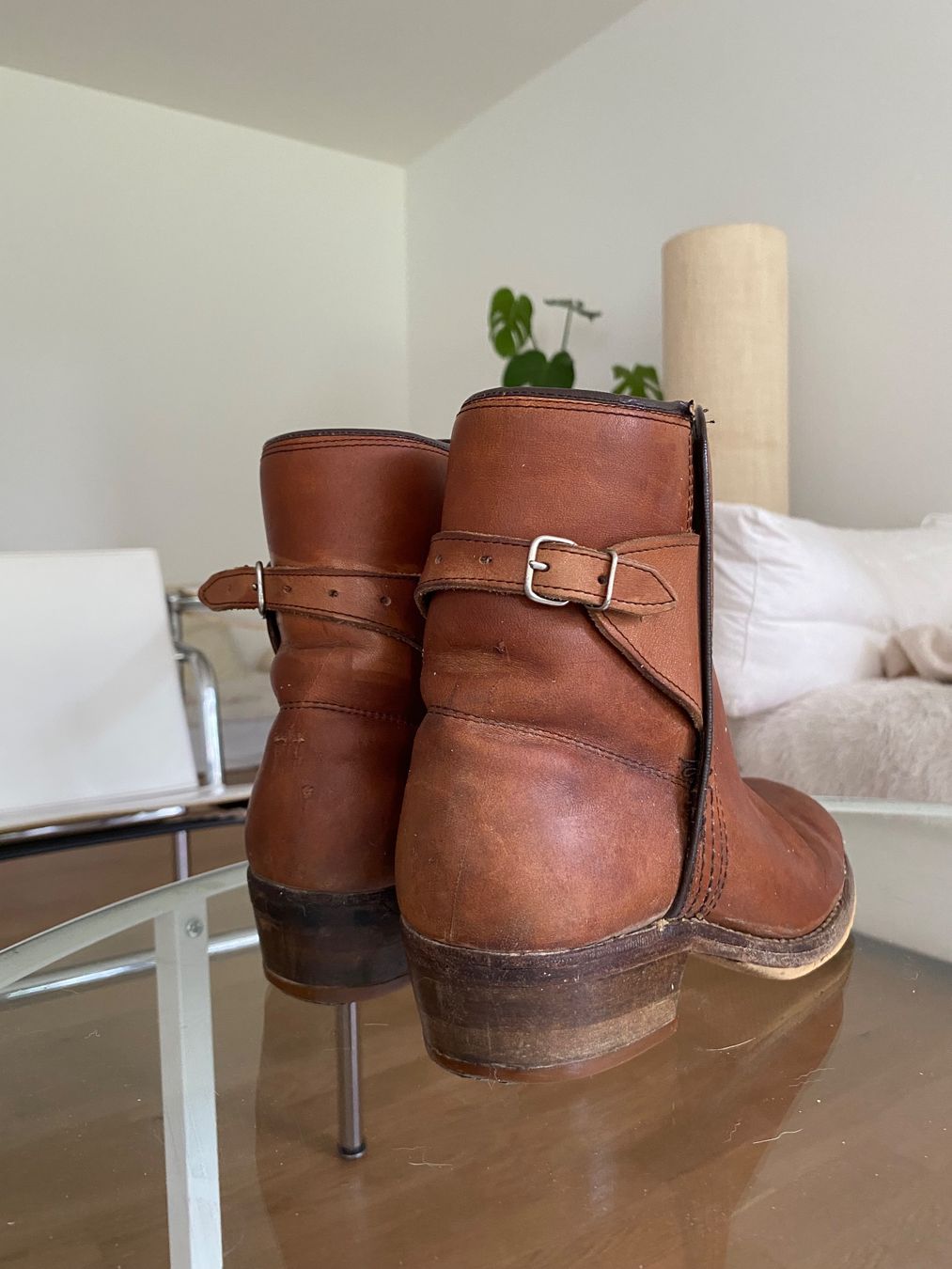 Chaussures femmes: biker  boots in cognac 37  isabel marant style – D'occasion à adliswil par PRELOVED_ 1