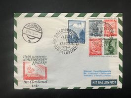 1958  19. Ballonpost Österreich Mauerbach  (G873)