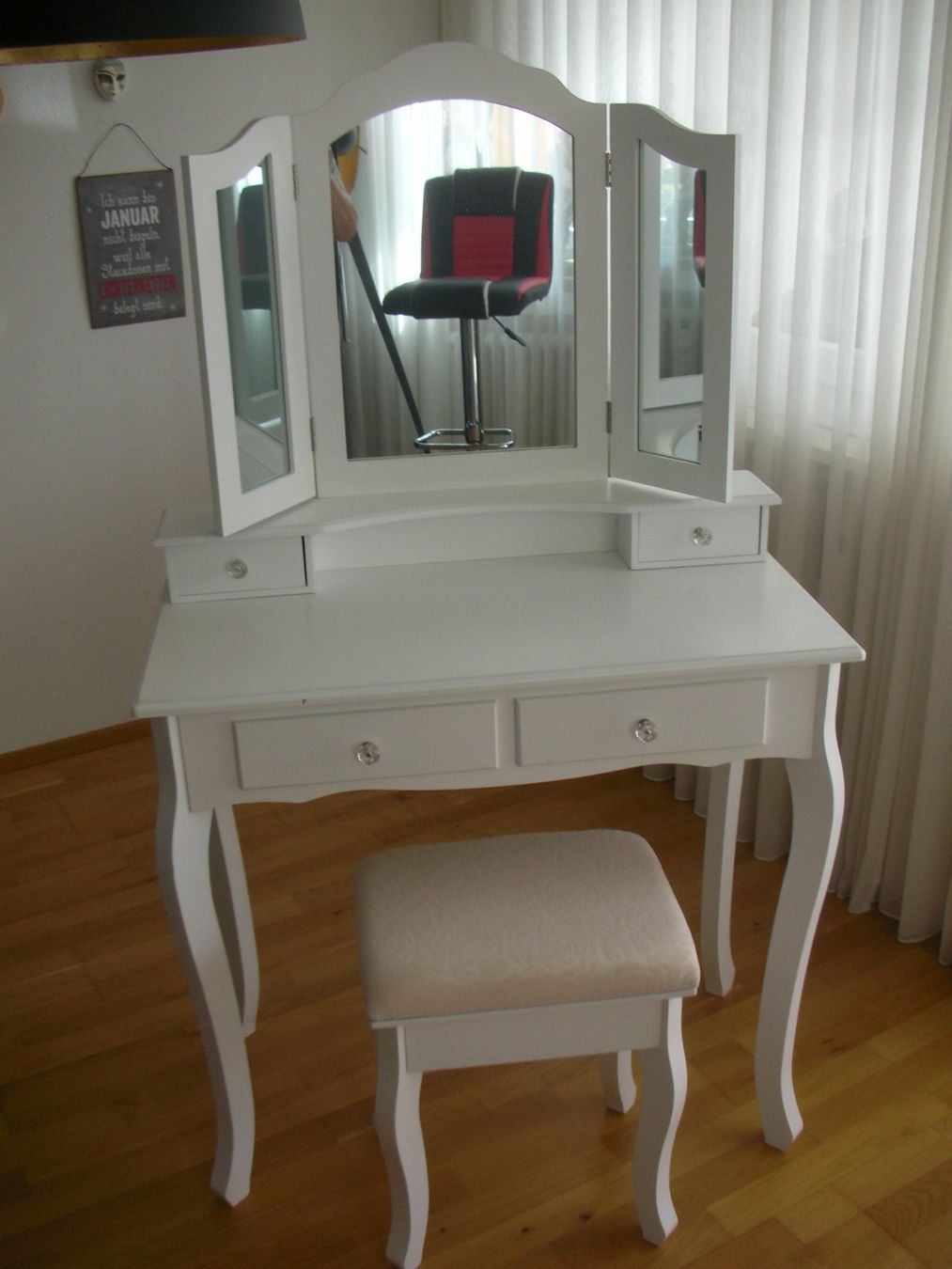 Tavoli da trucco: Edler Schmicktisch mit Hocker – Usato da Rheinfelden venduto da Javea4