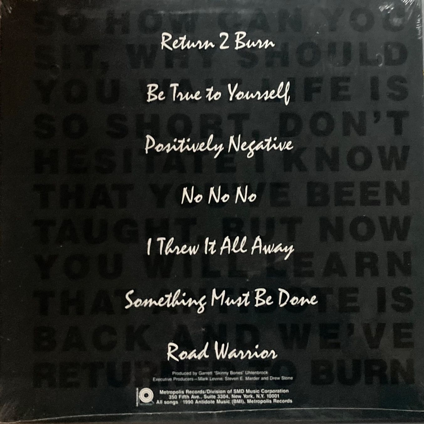 Dischi in vinile: ANTIDOTE - RETURN 2 BURN – Nuovo e nell'imballaggio originale da Poliez-Pittet venduto da Newtown-Records 1