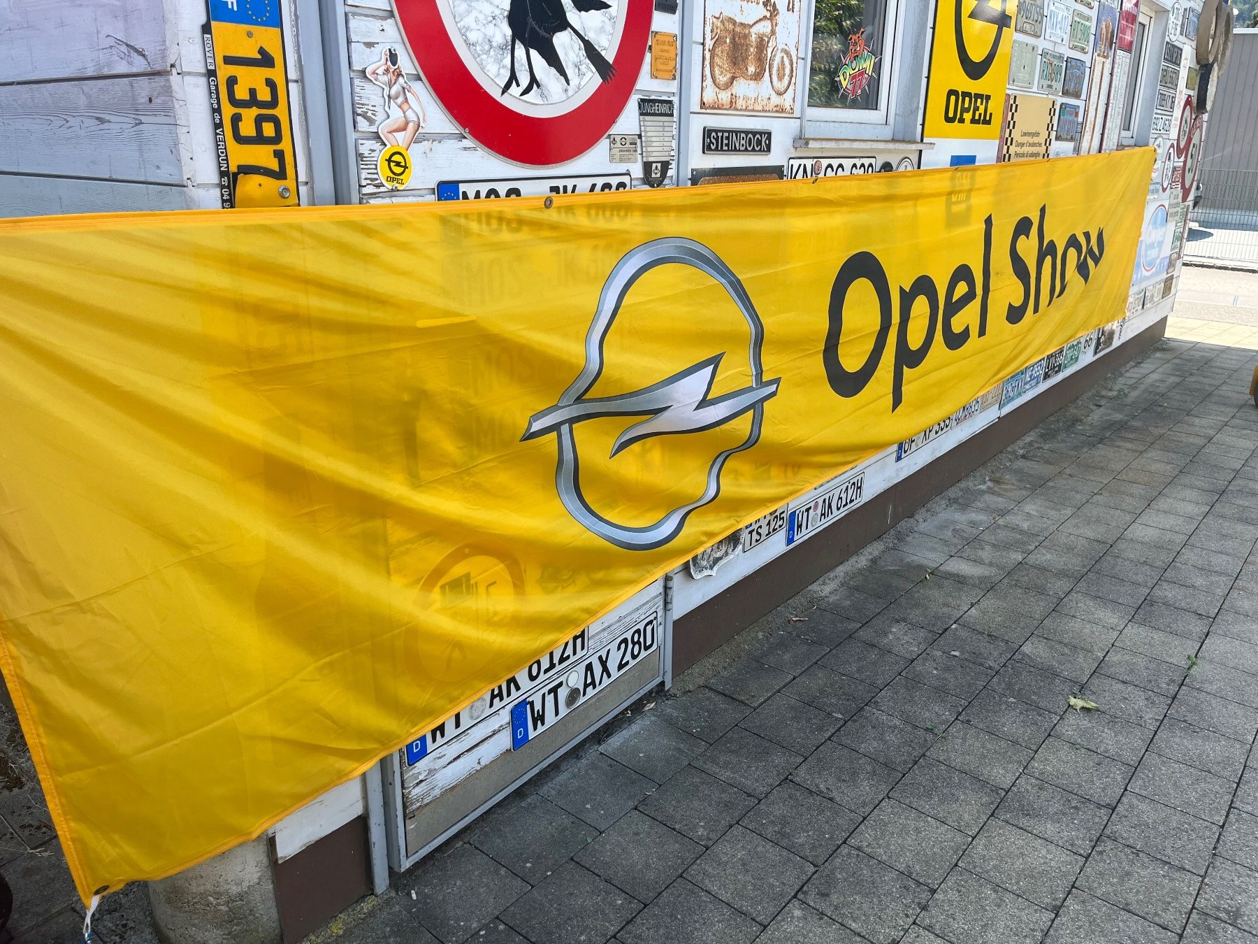 Fahnen: OPEL Banner  -  Original 7 Meter ! – Neu (gemäss Beschreibung) aus Menziken von Hotdevil1 1