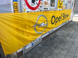 OPEL Banner  -  Original 7 Meter !