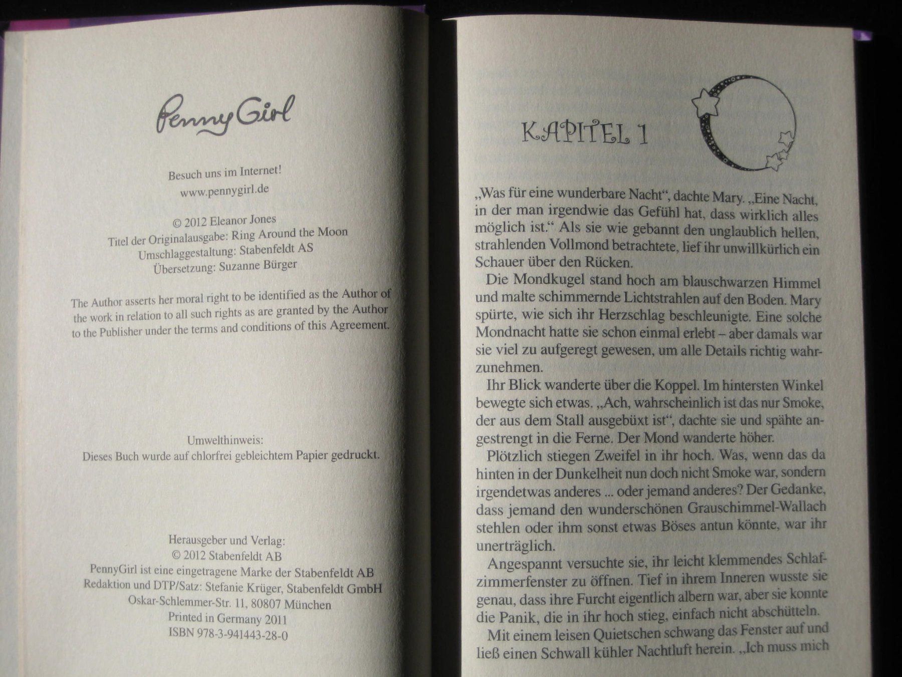 Bücher: Buch - Die Magie des Mondrings – Gebraucht aus Greifensee von Janali01 1