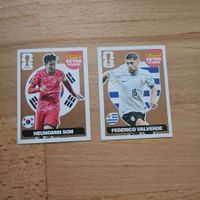 Panini WM 2026 Extra Sticker Heungmin Son & Fede Valverde...