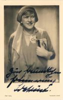 Ida Wüst 1884-1958 Autogramm signiert Vintage Foto 9x14cm