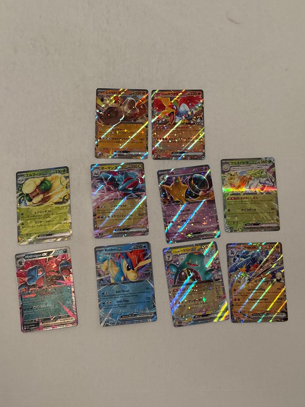 Pokémon Sammelbilder & Trading cards: Pokemon Karten Sammlung, 10 EX Karten – Neu (gemäss Beschreibung) aus Widnau von Cardshop_Schweiz