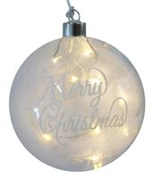 LED Glaskugel "Merry Christmas" - Neue Weihnachtsdeko!