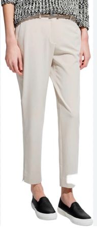 MANGO XS S / NP89CHF Beige Hose mit Streifen