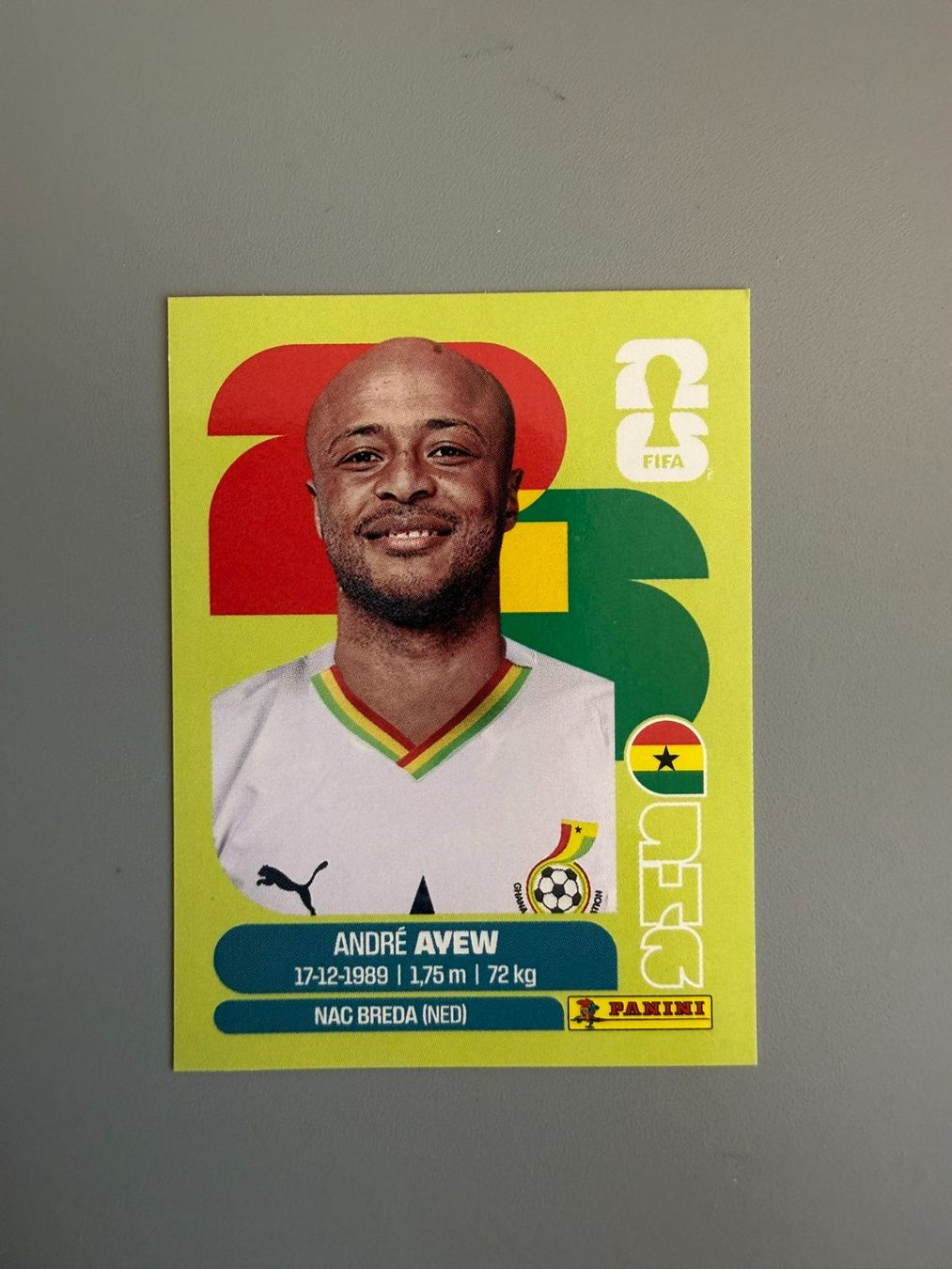 Panini Sammelbilder & Trading cards: Panini Andre Ayew GHA17 – Gebraucht aus Liebefeld von Ronaldo-1996
