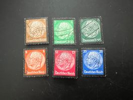 Deutsches Reich 1934  MiNr. 548-553  gest.  (5042)