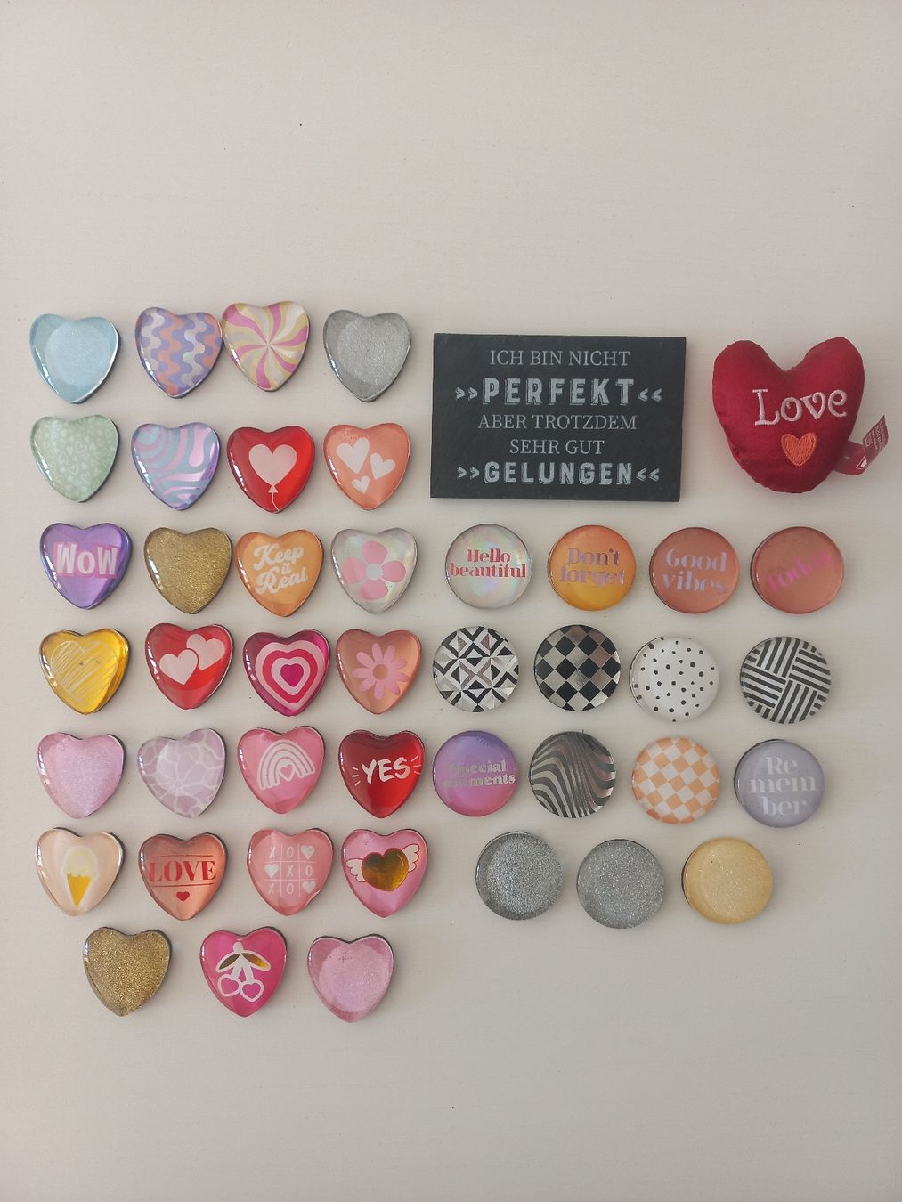 Calamite: Magnet Set - Herz und Rund  – Usato da Wangen b. Olten venduto da SecondStory4u