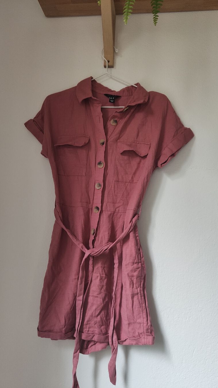 New Look Tute: Pinker New Look Playsuit mit Gurt, 38 – Nuovo (secondo la descrizione) da Schaffhausen venduto da NanetteBaguette