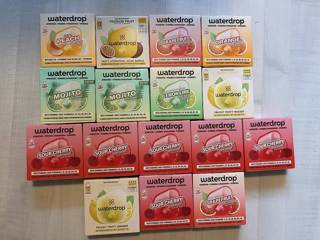 Cibi & Specialità: Waterdrop Microdrink  16 Pck. / versch.  Sorten – Nuovo e nell'imballaggio originale da Vorderthal venduto da Magda65 1