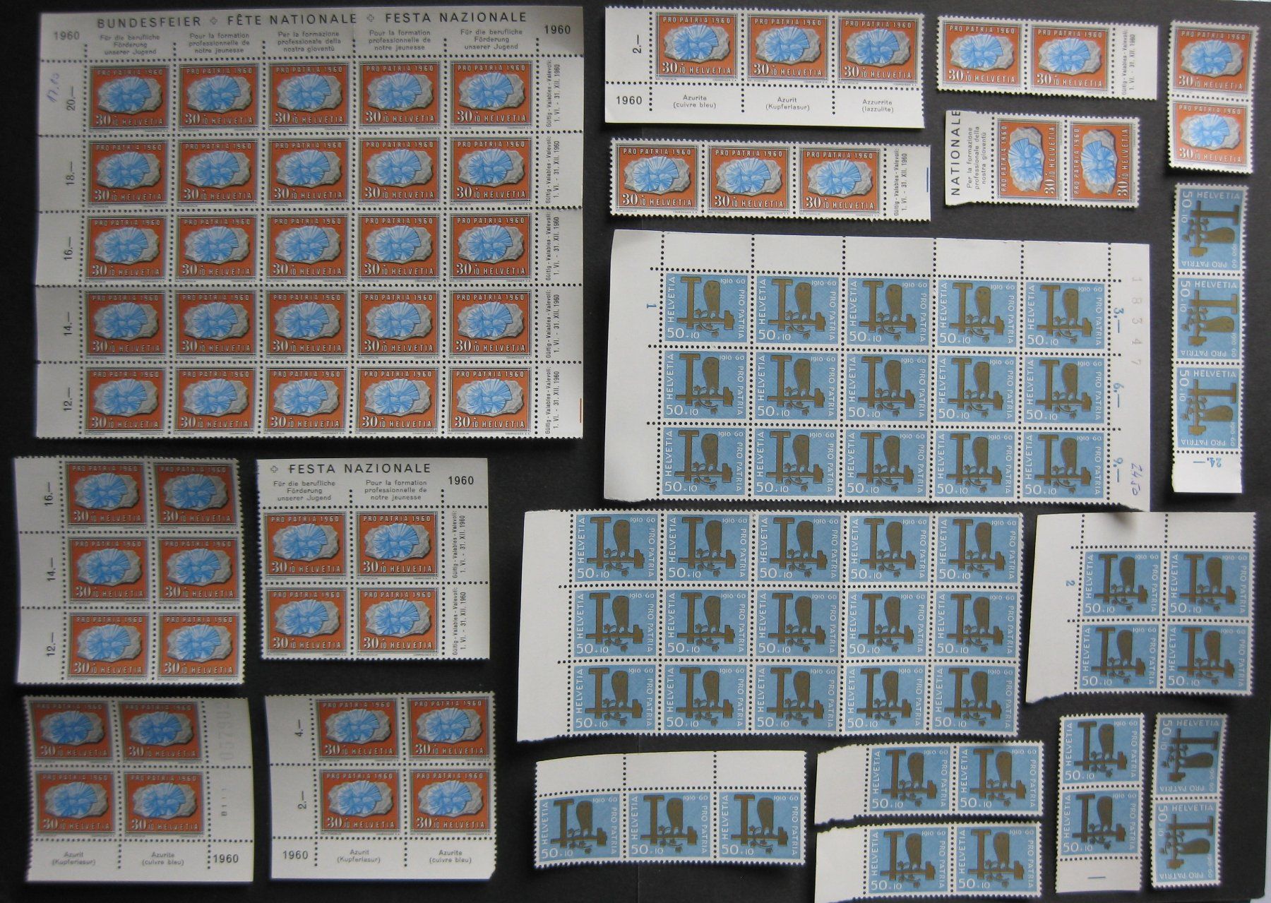 Tous les timbres: PP 1960 postfrisch – Neuf (Voir description) à Frauenfeld par Interessent1 1
