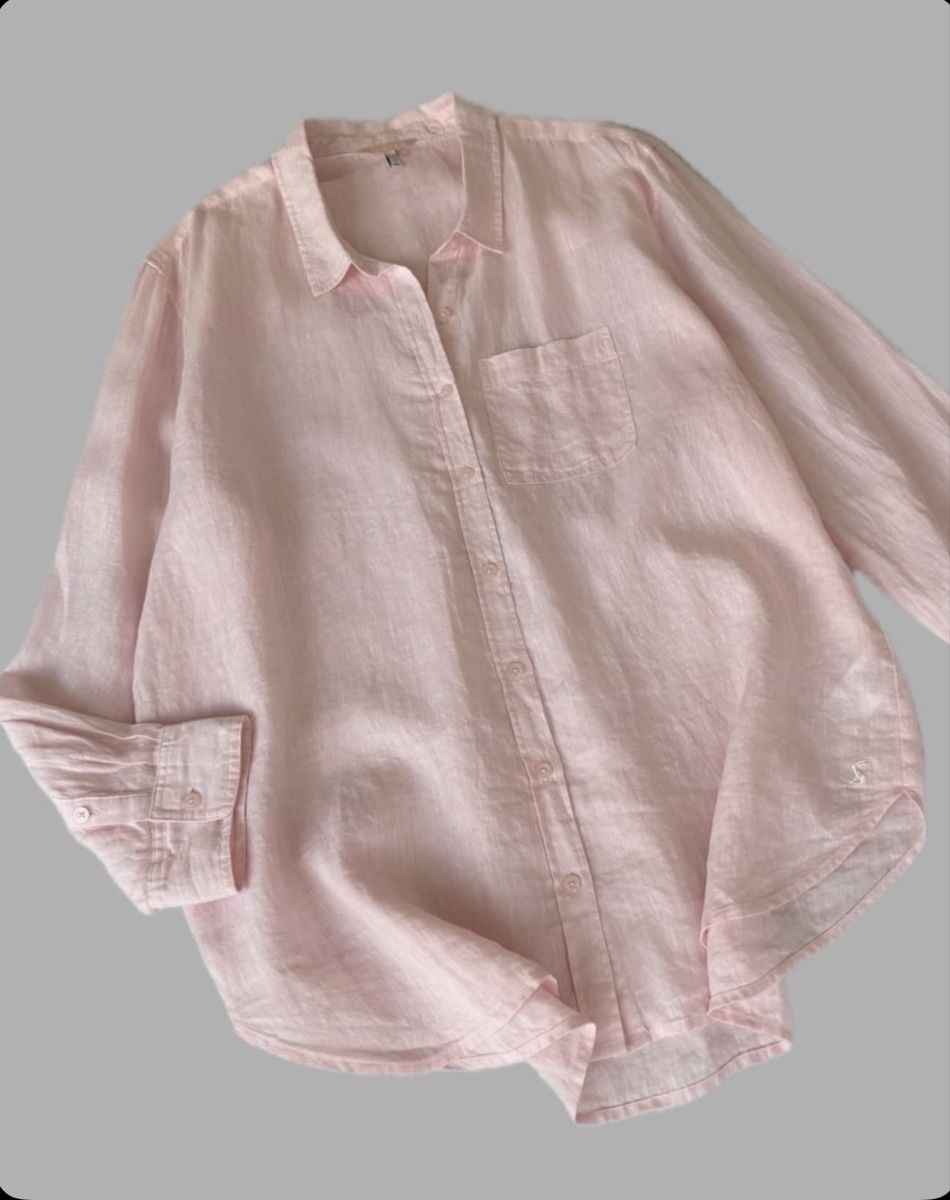 Chemisiers: PINK LINEN SHIRT – Neuf (Voir description) à Puplinge par yav_9r9f