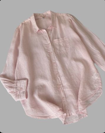 PINK LINEN SHIRT