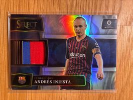 Panini Select Andres Iniesta Barcelona Patch