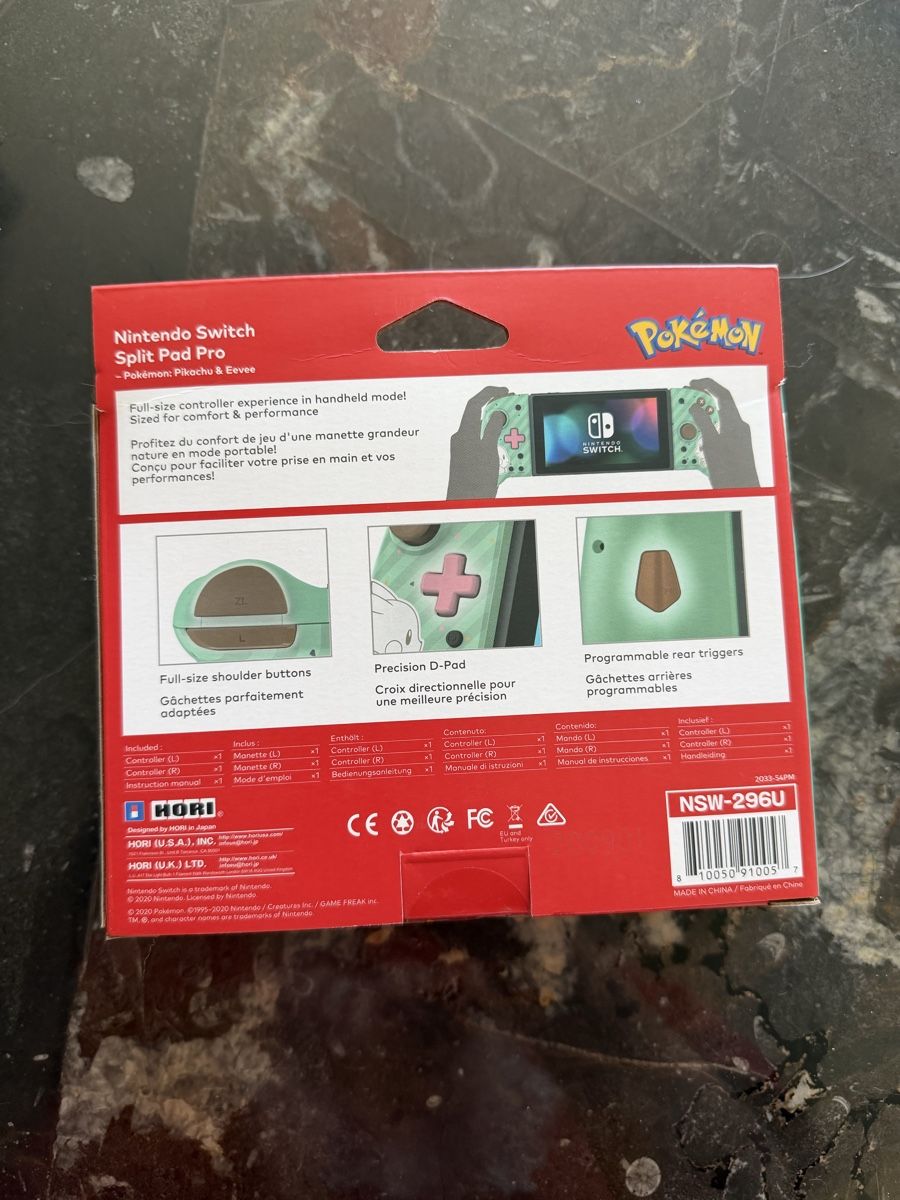 Controller: Nintendo Switch Split Pad Pro Pokémon Edition Controller NEU – Nuovo (secondo la descrizione) da Benglen venduto da Evoli_Chan 1