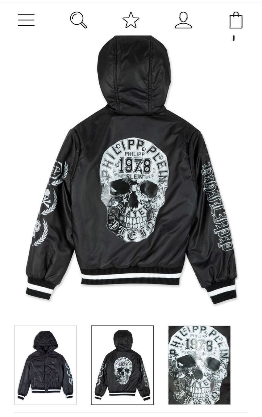 Philipp Plein Giacche & Cappotti: PHILIPP PLEIN HOODED BOMBER "COLT" – Usato da Oetwil am See venduto da Bigrico 1