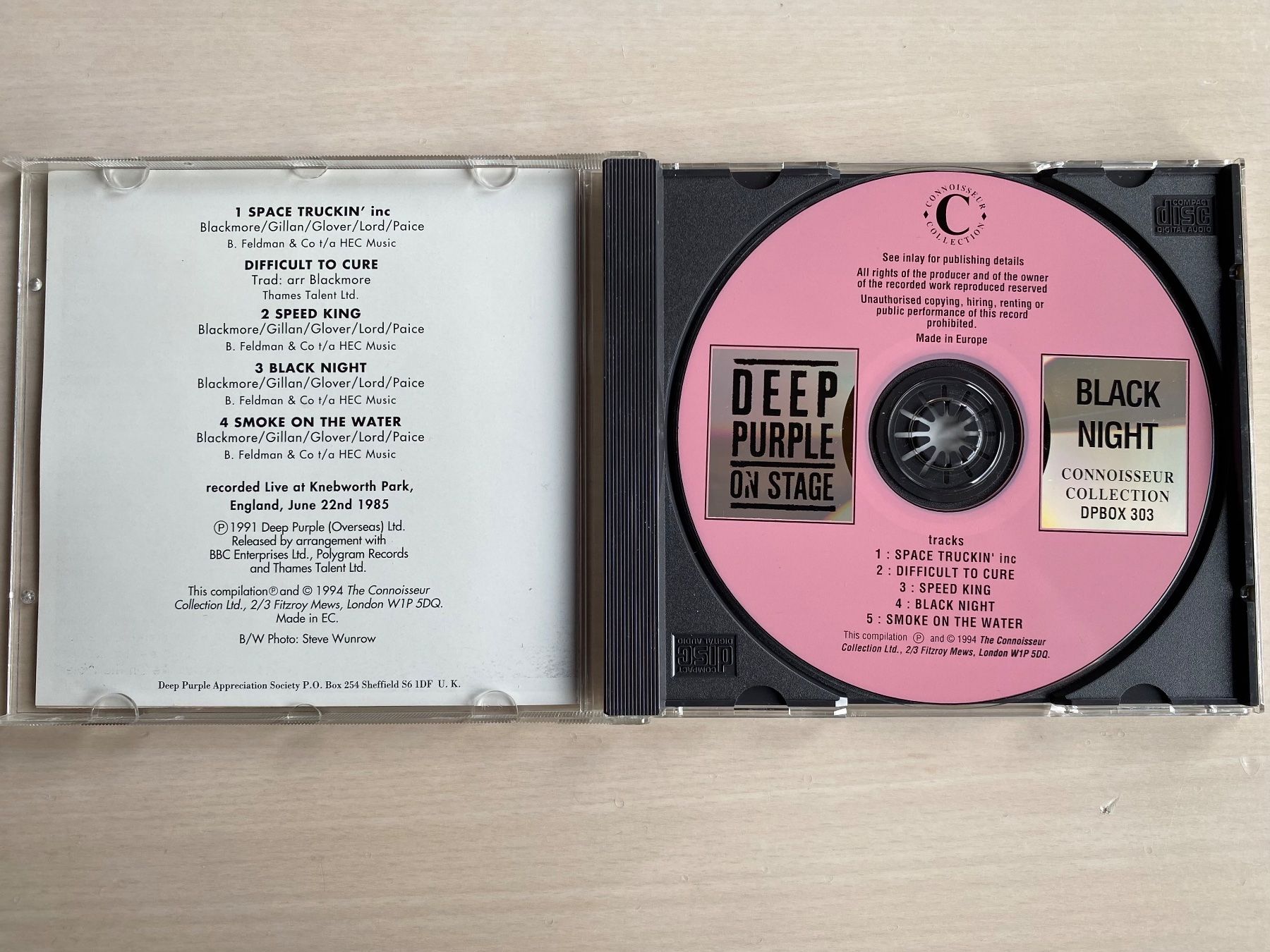 CDs: Deep Purpel on Stage - Black Night – D'occasion à Oberried Brienz par Chyara 2