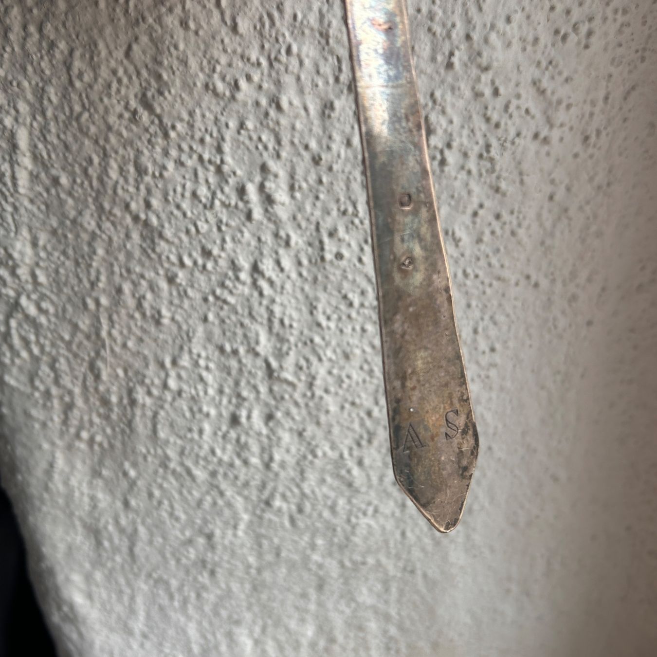 Altro materiale per ufficio: Antiker Briefoeffner/Papiermesser (silber) – Usato da Basel venduto da bellespirit 7