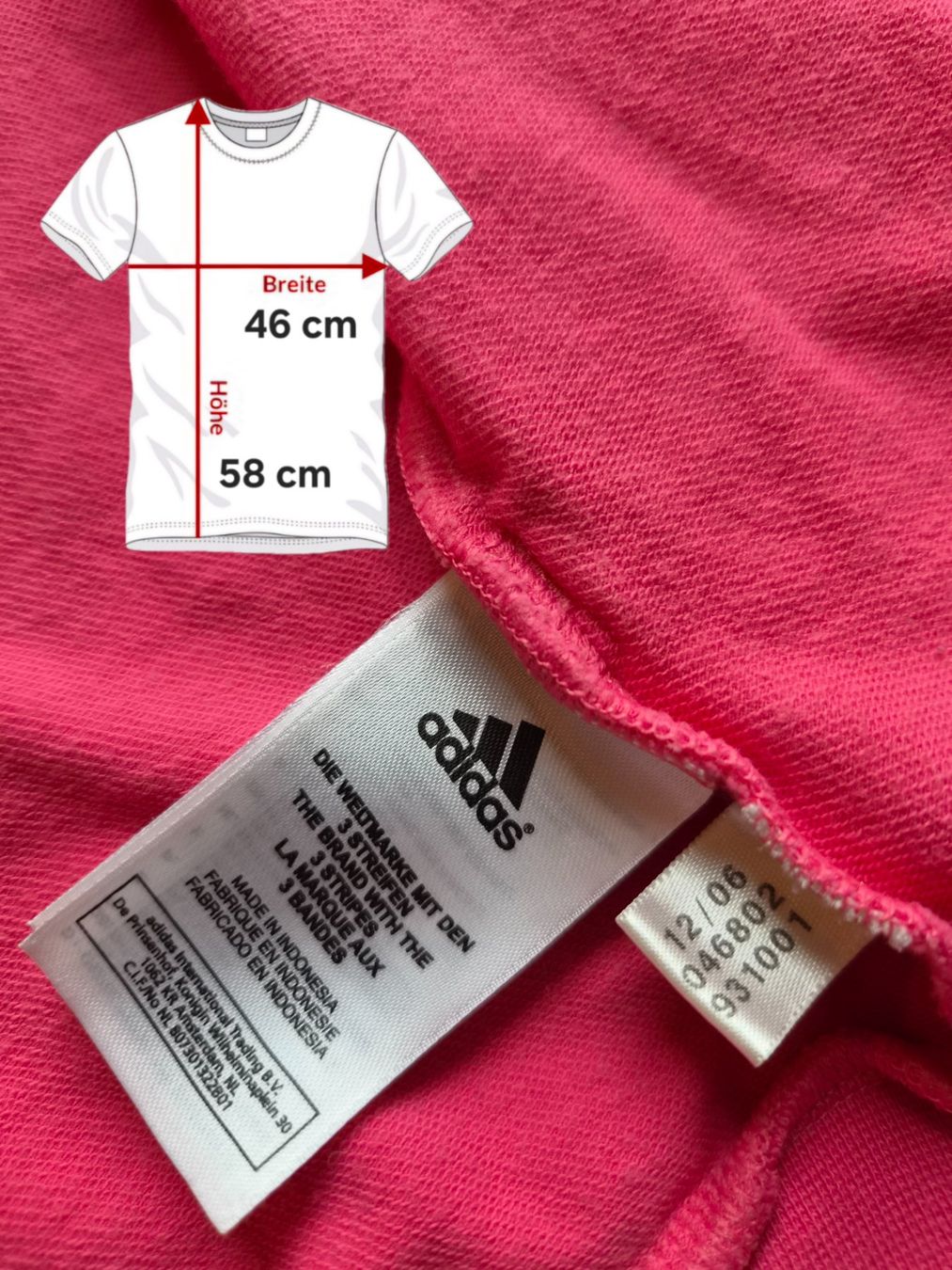 Adidas Pullover & Sweatshirts: Jacke adidas Grösse 42 rosa retro Pullover – Gebraucht aus Hägglingen von United-Village-Trade 5