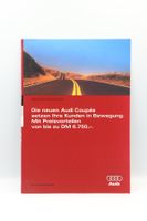 Audi Coupe Aktionsinformation 1995 Prospekt