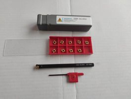 Drehstahl Bohrstange 8mm mit Wendeplatten für Drehbank /CNC