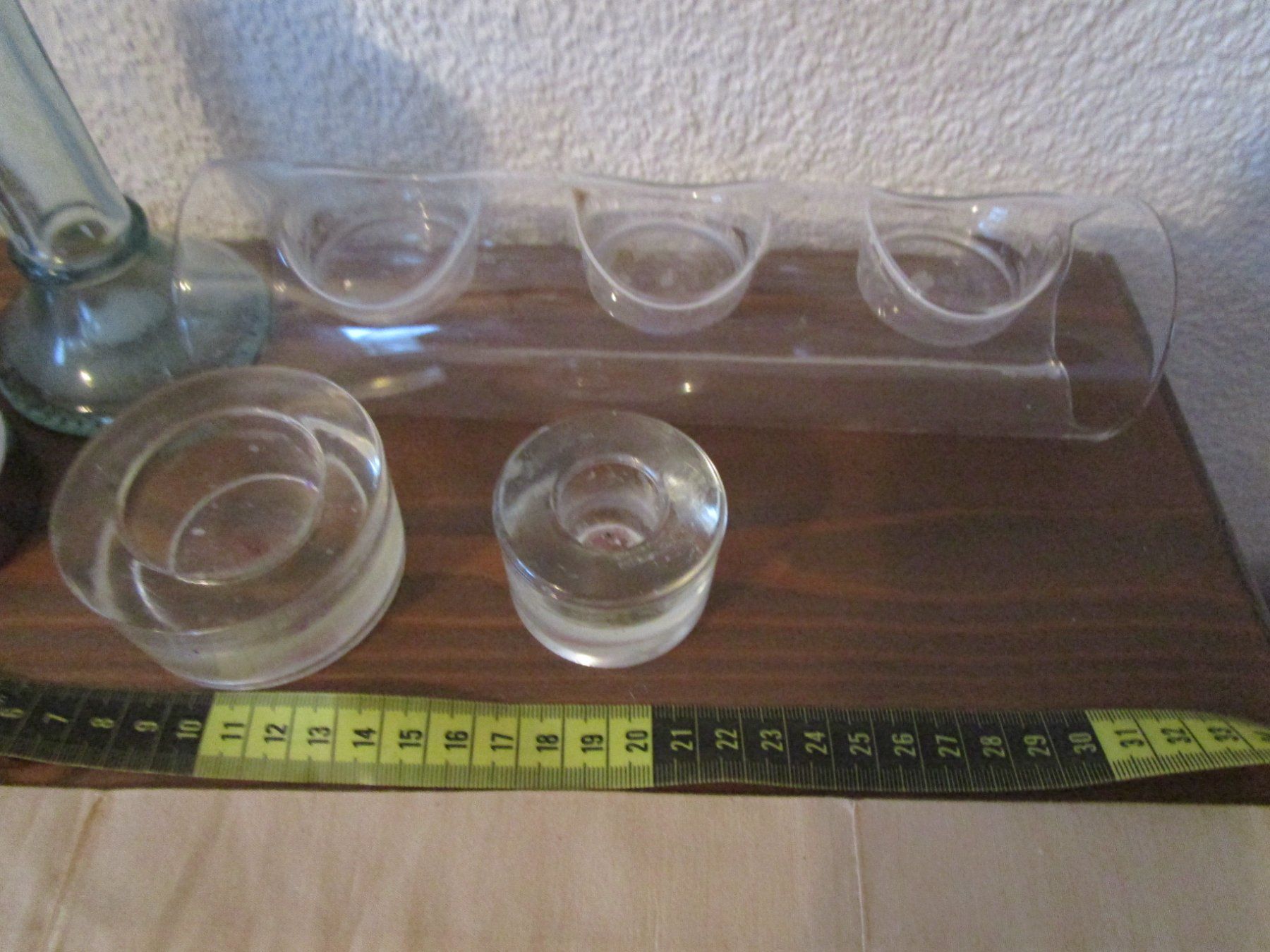 Kerzenständer: Kerzenhalter aus Glas – Gebraucht aus Birmenstorf AG von Edelweiss25 1